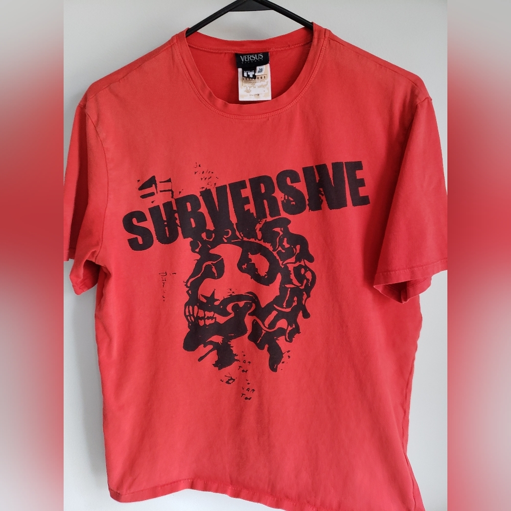 Versace, Versus, Men's T-Shirt,  Red, M